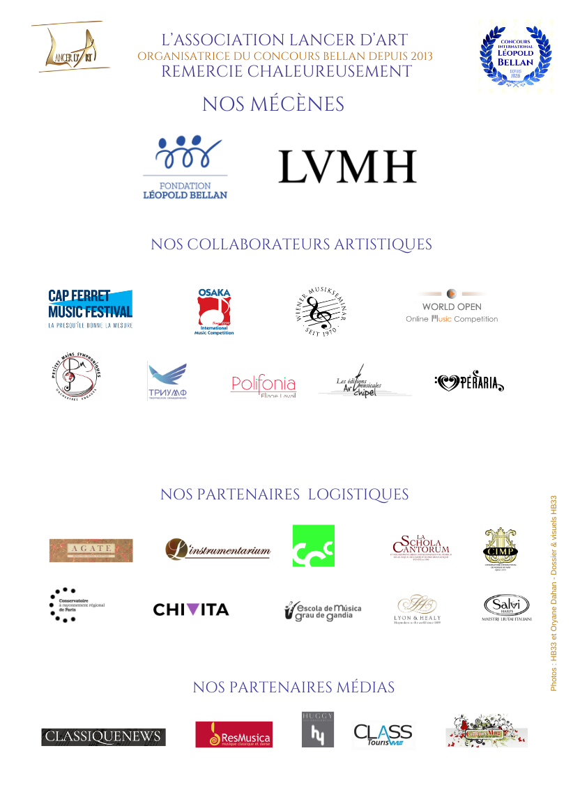 PARTENAIRES ET MECENES BELLAN